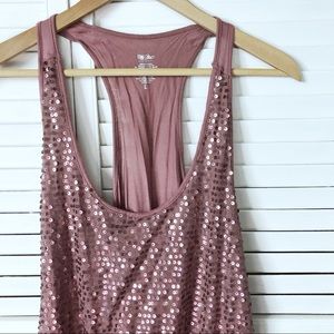 Mossimo sequins racerback tank